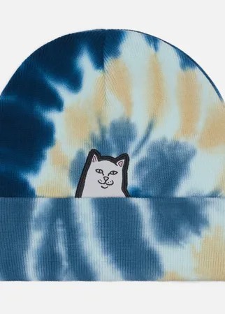 Шапка RIPNDIP Lord Nermal Tie-Dye, цвет синий