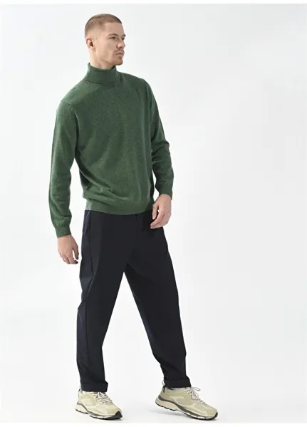 Обычные черные мужские спортивные штаны с высокой талией United Colors of Benetton