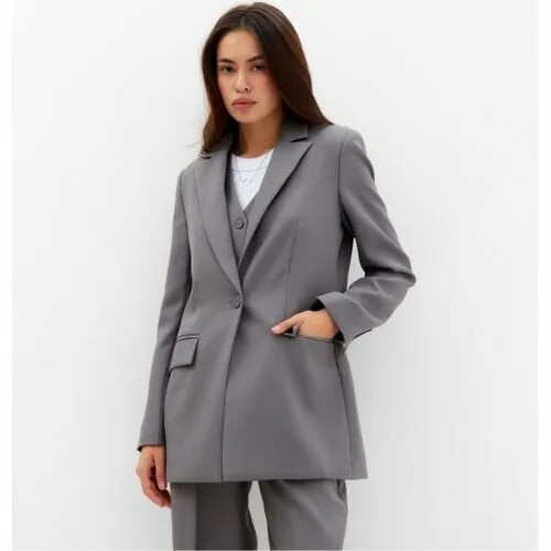 Пиджак MIST, размер 46, серый