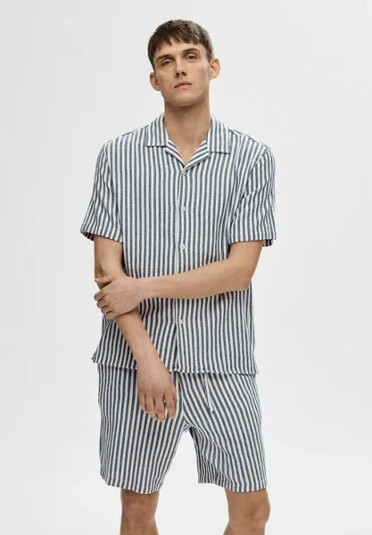 Рубашка SLH-SAL SS RESORT W Selected Homme, цвет dark sapphire