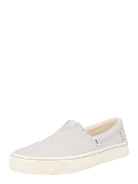 Слипоны Toms ALPARGATA FENIX SLIP ON, светло-серый