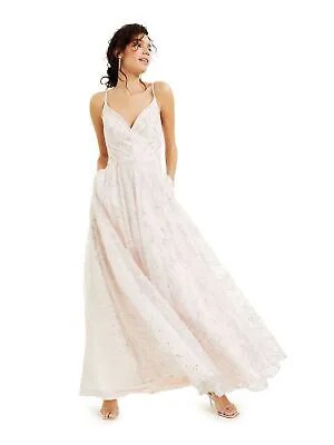 CRYSTAL DOLLS Женское розовое вечернее платье в полный рост с V-образным вырезом + расклешенное платье для подростков 15 лет