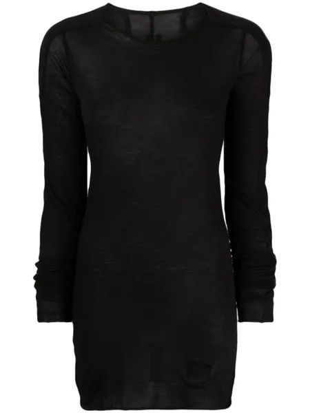Rick Owens DRKSHDW футболка Scarification из органического хлопка, черный