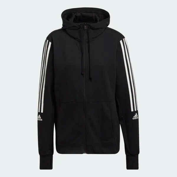 Парка Adidas AEROREADY Made for Training Hoodie, черный