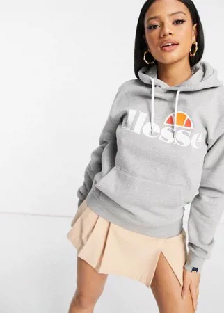 Худи серого цвета ellesse-Серый
