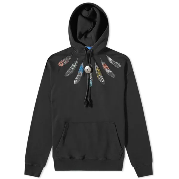 Толстовка Marcelo Burlon Collar Feathers Popover Hoody