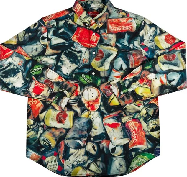 Рубашка Supreme Cans Shirt 'Multicolor', разноцветный