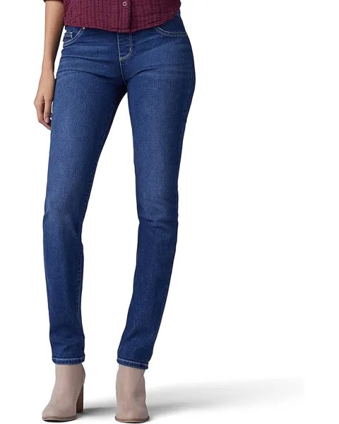 Джинсы Lee Sculpting Missy Slim Fit Slim Leg Pull-On Mid-Rise, цвет Expedition