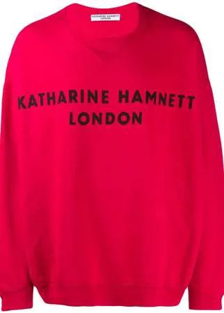 Katharine Hamnett London толстовка оверсайз с логотипом