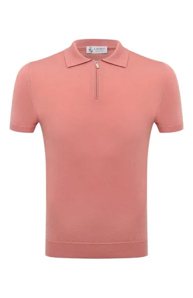 Поло из хлопка и шелка Il Borgo Cashmere