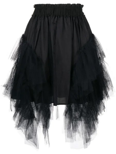 Simone Rocha юбка из тюля с оборками