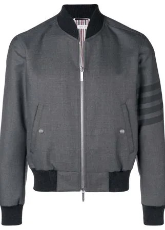 Thom Browne бомбер с полосками 4-Bar