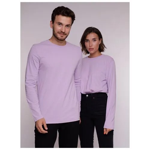 Лонгслив Uzcotton, размер 48-50\L, фиолетовый