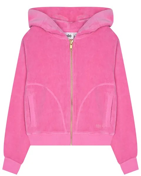 Спортивная куртка из розового велюра Molo