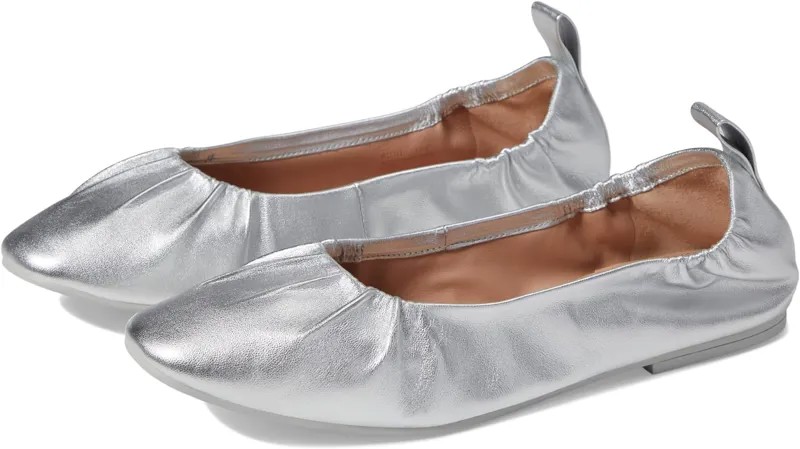 Балетки York Soft Ballet Cole Haan, цвет Silver Metallic Leather