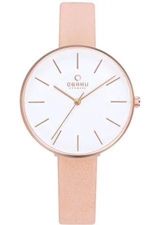 Fashion наручные  женские часы Obaku V211LXVIRL. Коллекция Leather