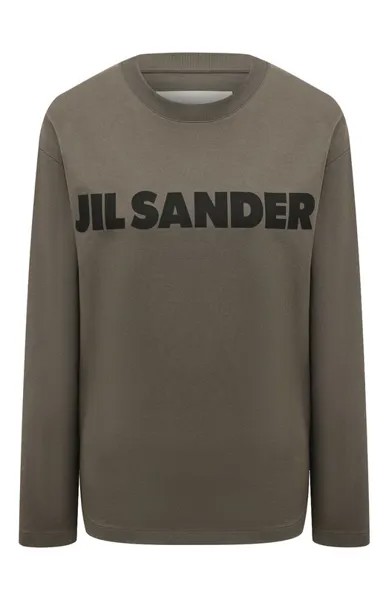 Хлопковый лонгслив Jil Sander