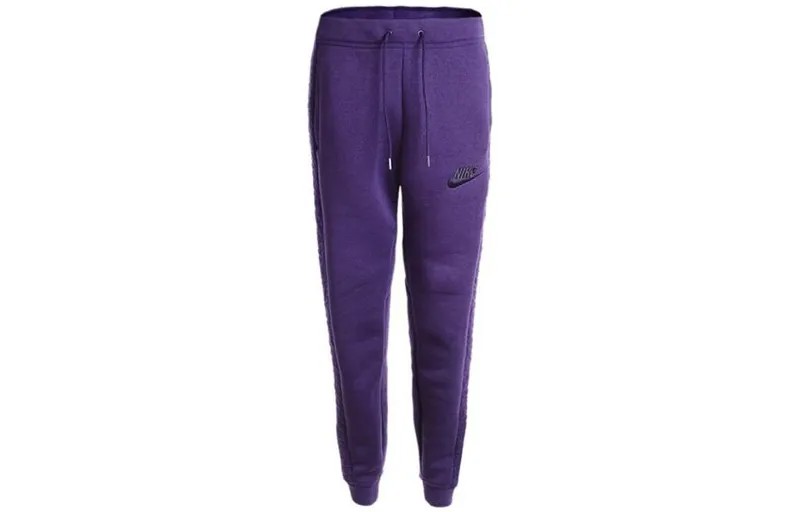 Трикотажные спортивные штаны женские фиолетовые Nike