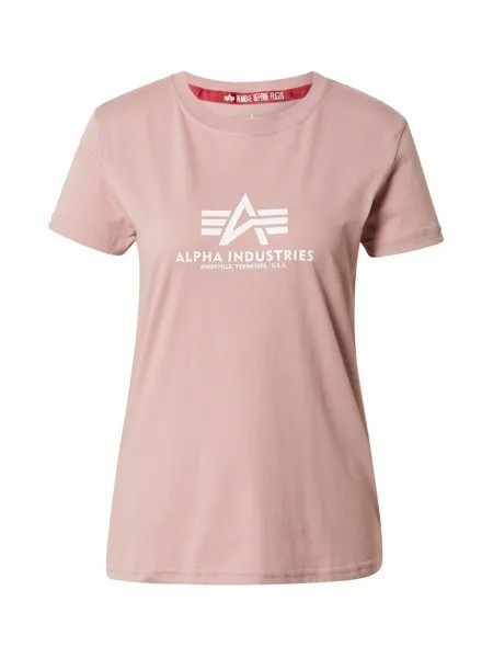 Рубашка ALPHA INDUSTRIES, темно-розовый
