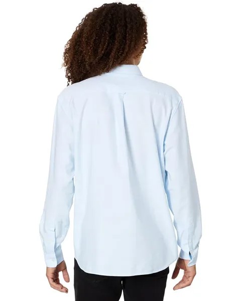 Рубашка Lacoste Long Sleeve Regular Fit Oxford Button-Down Shirt, цвет White/Overview