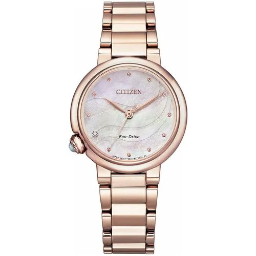 Наручные часы CITIZEN женские Eco-Drive Citizen EM0912-84Y кварцевые, водонепроницаемые