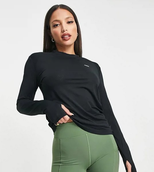 Лонгслив ASOS 4505 Tall-Черный цвет