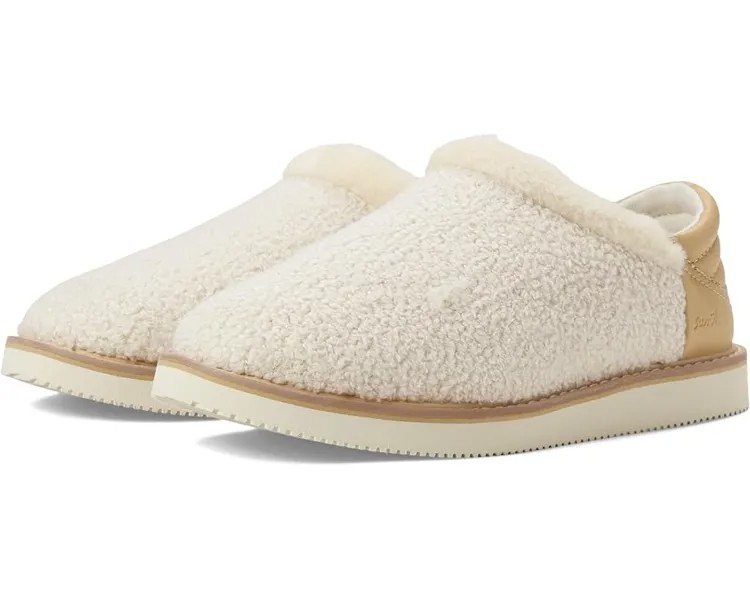 Домашняя обувь Sanuk Cozy Vibe Low Sugar Mat Shearling, естественный