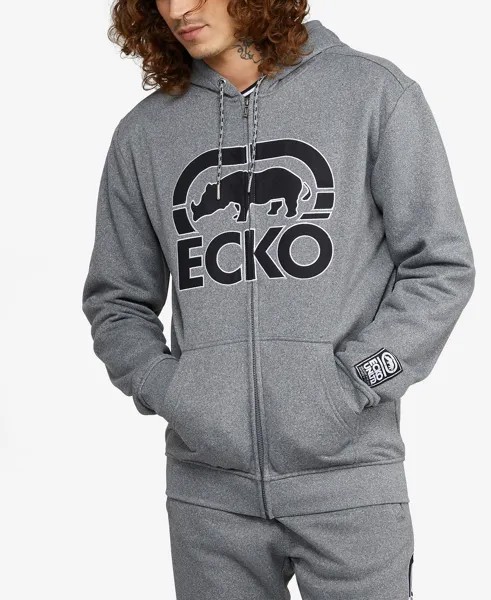 Мужская толстовка с капюшоном ever clear Ecko Unltd, серый