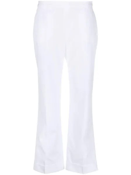 ASPESI укороченные брюки bootcut, белый