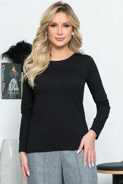 Лонгслив женский LT Collection Б5100 черный XXL