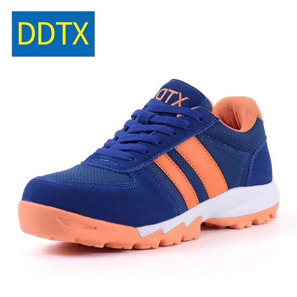 DDTX мужская защитная обувь стальной носок анти-прокол S1P SRC противоскользящие антистатические рабочие кроссовки дышащая кожа синий