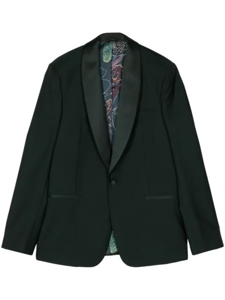 Paul Smith однобортный пиджак, зеленый