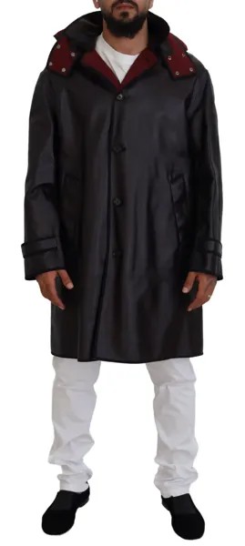 Куртка DOLCE - GABBANA Черный плащ с капюшоном Парка из хлопка IT44 /US34/ XS Рекомендуемая розничная цена 3300 долларов США