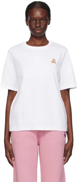 Белая футболка Speedy Fox Maison Kitsune