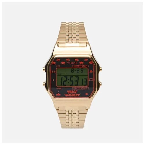 Наручные часы TIMEX Наручные часы Timex x Space Invaders T80 398083, золотой