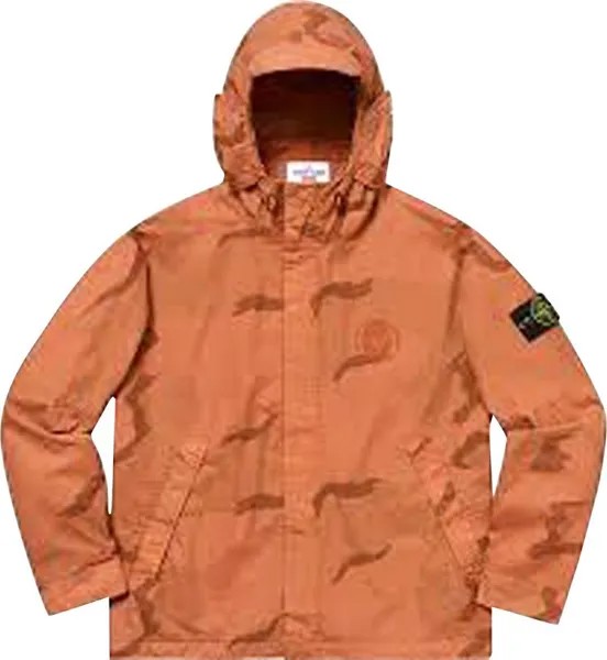 Куртка Supreme Stone Island Riot Mask Camo Jacket 'Coral', оранжевый