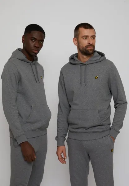 Худи Lyle & Scott, средний серый меланж