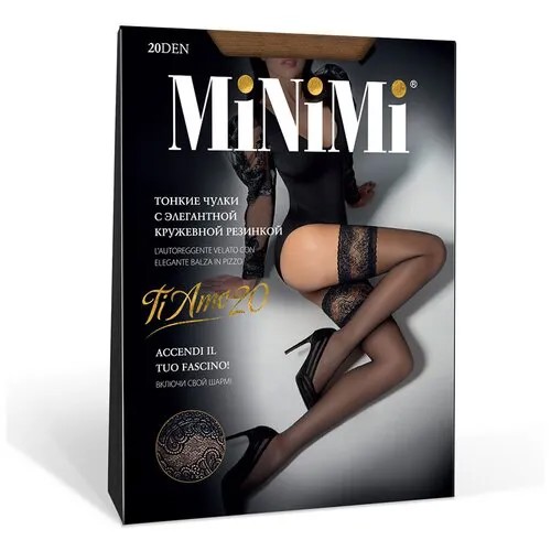 Чулки MiNiMi Ti Amo, 20 den, размер 2-3, daino