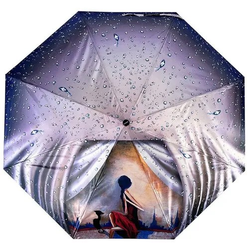 Смарт-зонт Diniya, фиолетовый