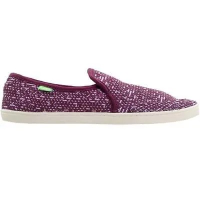 Женские фиолетовые кроссовки Sanuk Pair O Dice Knit Slip On, повседневная обувь 1097549-PUR