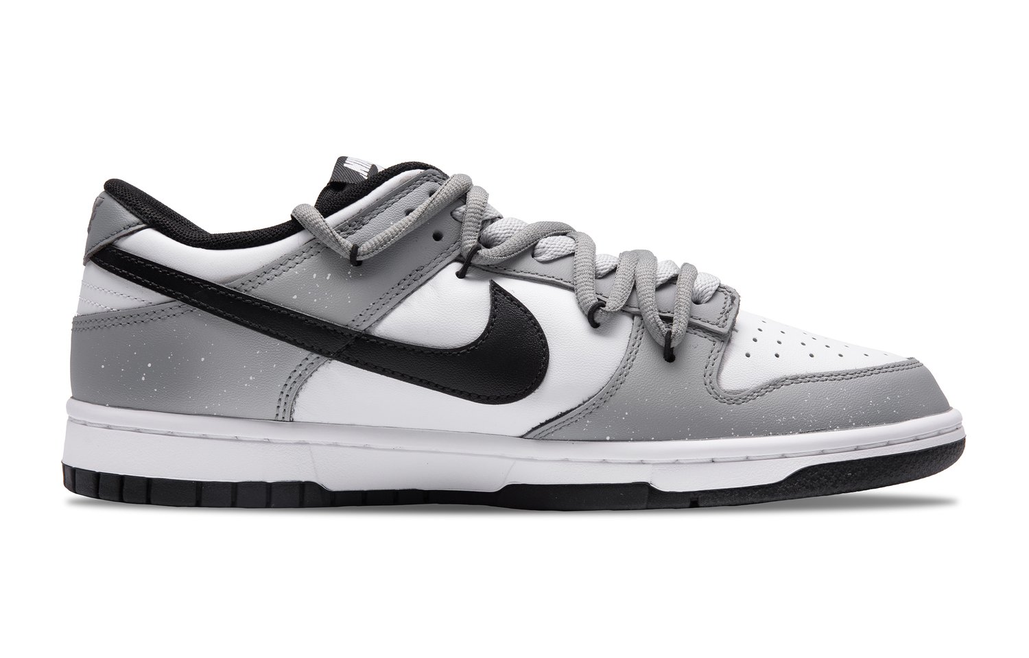 Кроссовки Nike Dunk Skateboarding Shoes Unisex Low-top White, серый/белый