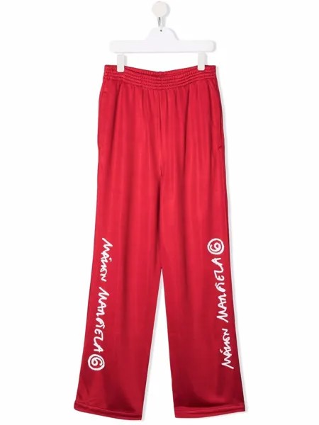 MM6 Maison Margiela Kids спортивные брюки с логотипом