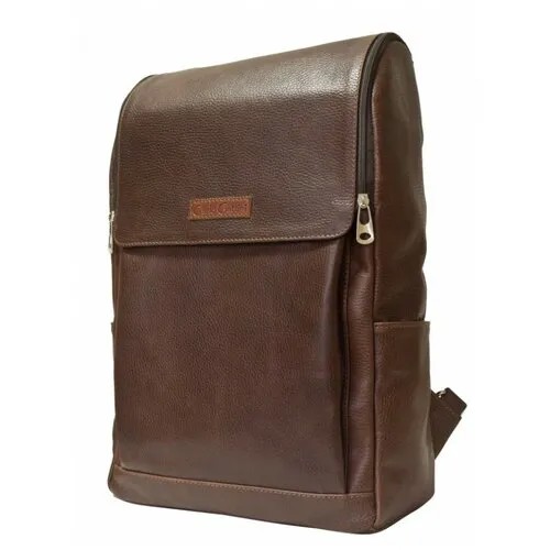 Мужской кожаный рюкзак Carlo Gattini Tuffeto dark terracotta 3049-94