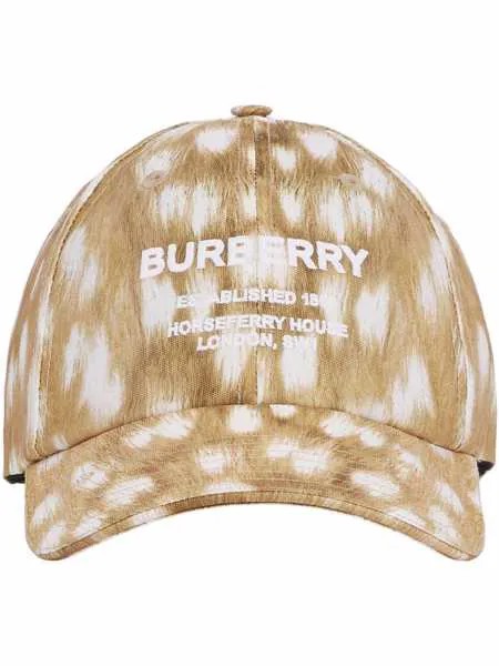 Burberry кепка с принтом Horseferry