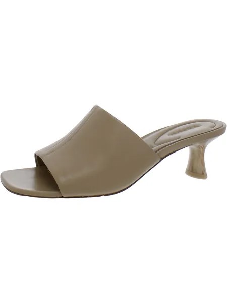 Женские кожаные туфли на каблуке с квадратным носком Palmar Slide Vince, цвет Dune Leather