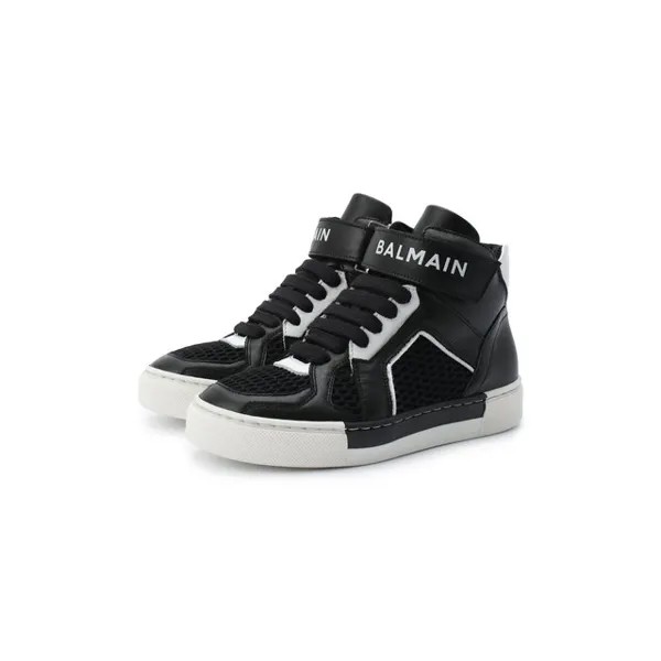 Кожаные кеды Balmain