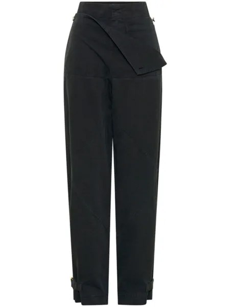 Брюки с поясом Dion Lee, черный