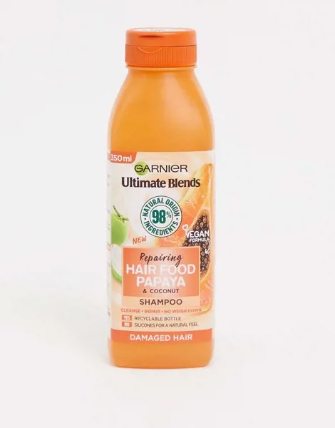 Восстанавливающий шампунь для поврежденных волос Garnier Ultimate 350 мл-Бесцветный
