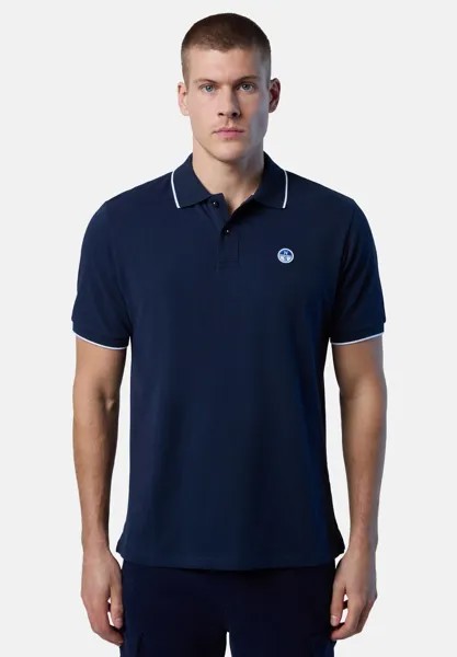 Поло Mit Logo-Kragen North Sails, синий
