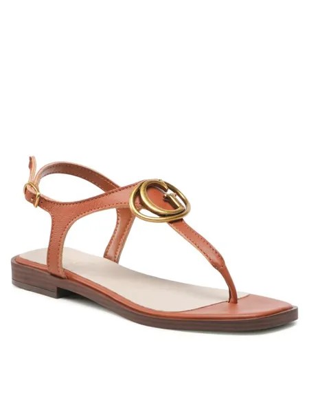 Шлепанцы Miry Made In Italy FL6MRY LEA21 Guess Коричневый 35 EU